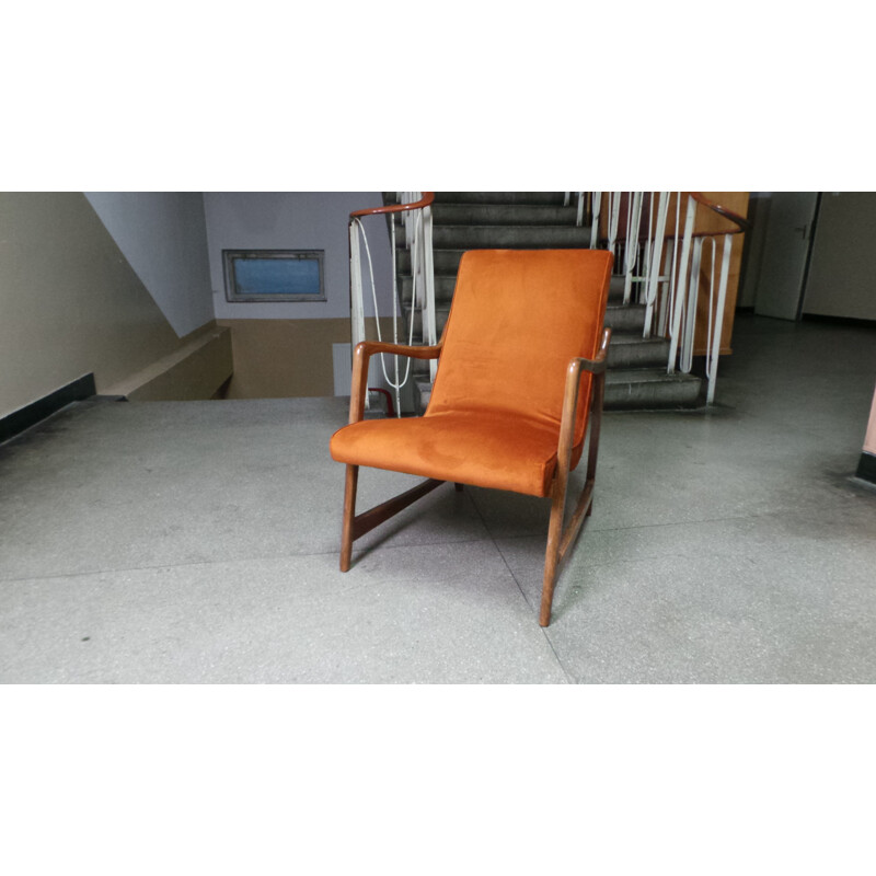 Vintage 364 armchair for Bystrzyckie Fabryki Mebli 1960s
