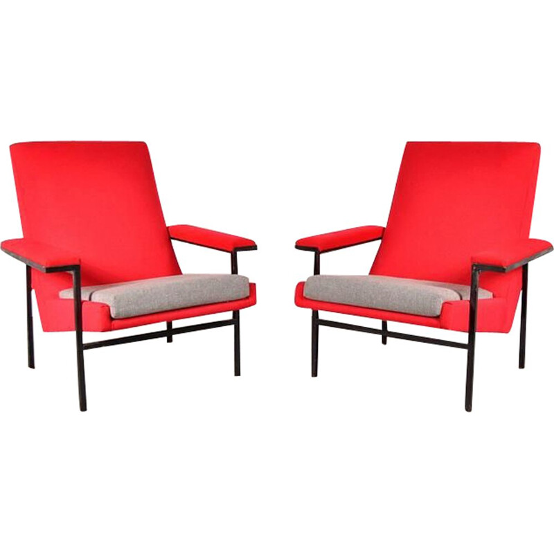 Pair of vintage armchairs ARP by Steiner, France 1950s