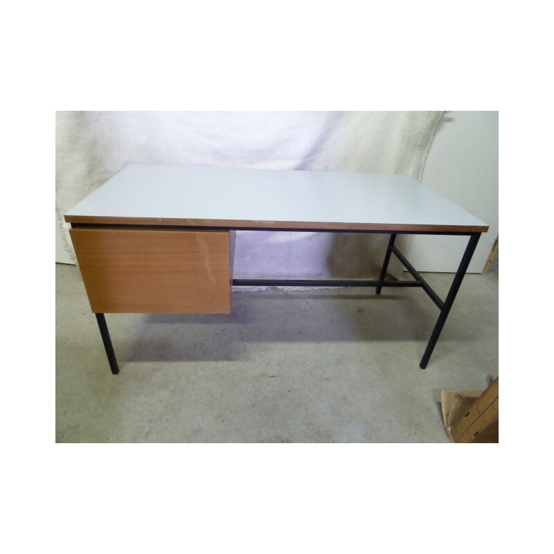 Minvielle vintage 620 desk, Pierre GUARICHE - 1950s