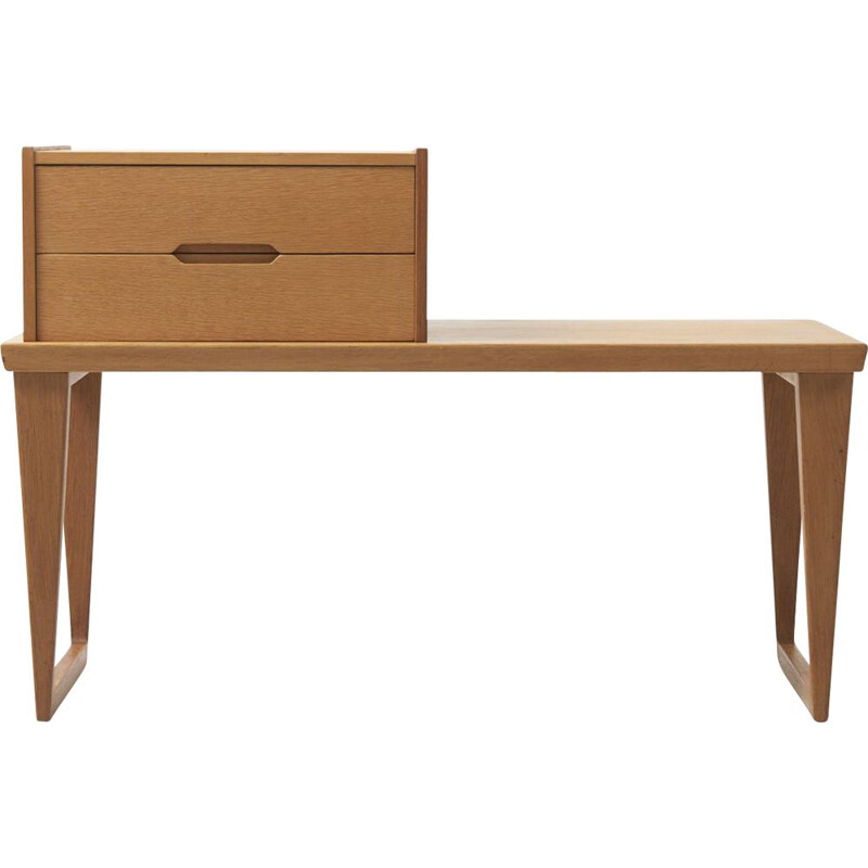 Vintage scandinavian desk for Aksel Kjersgaard in oakwood 1960