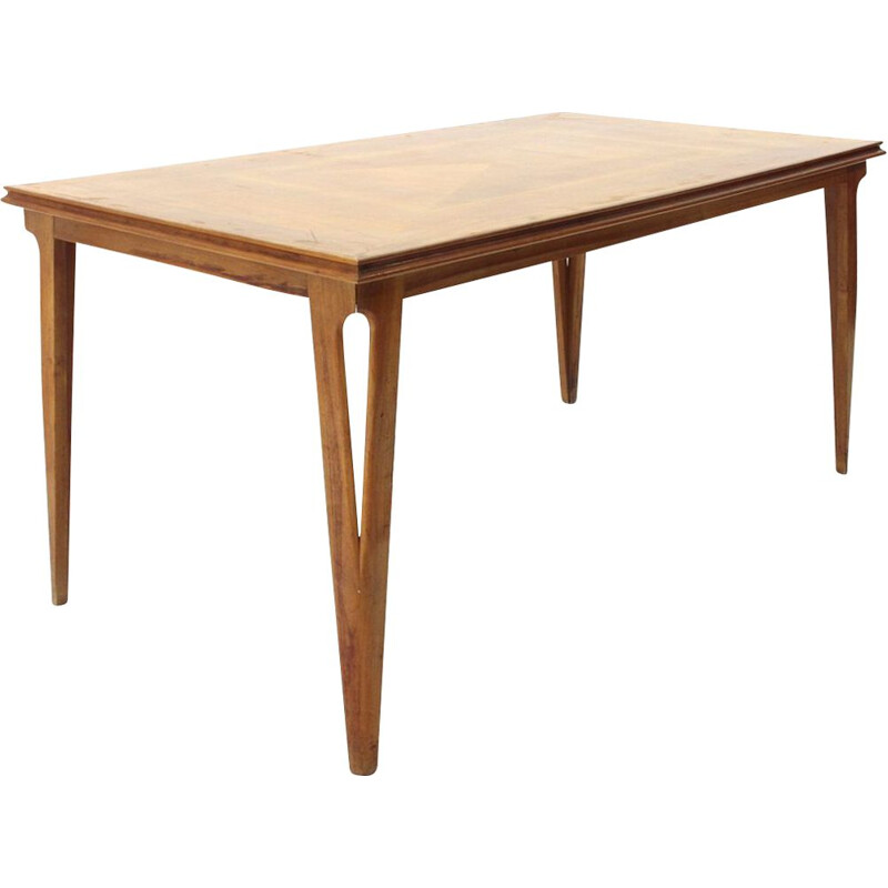 Vintage italienne table in wood 1950