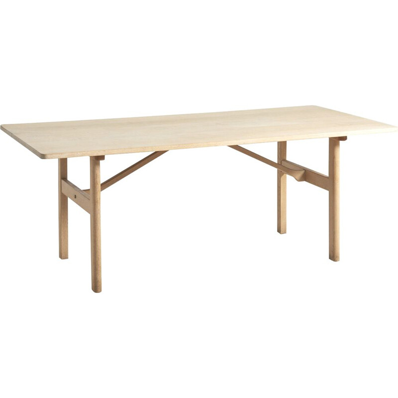 Vintage 6284 table for Fredericia in solid oakwood 1950