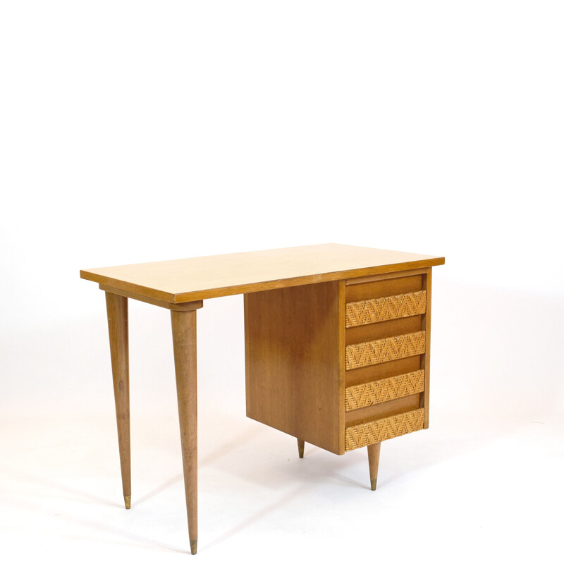 Bureau vintage français des années 50