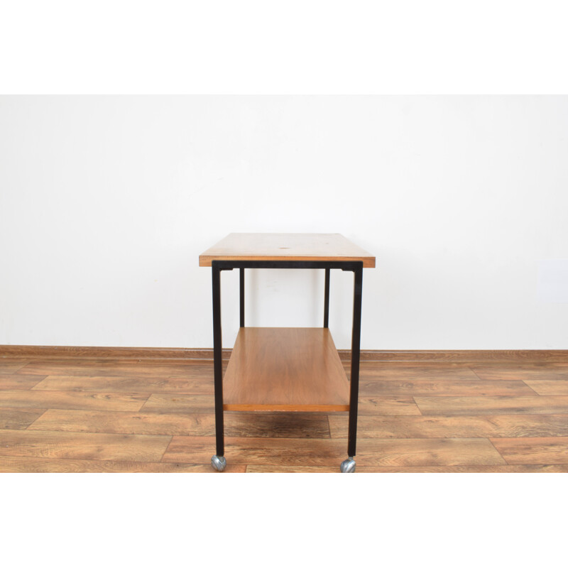 Vintage walnut side table from the 60s