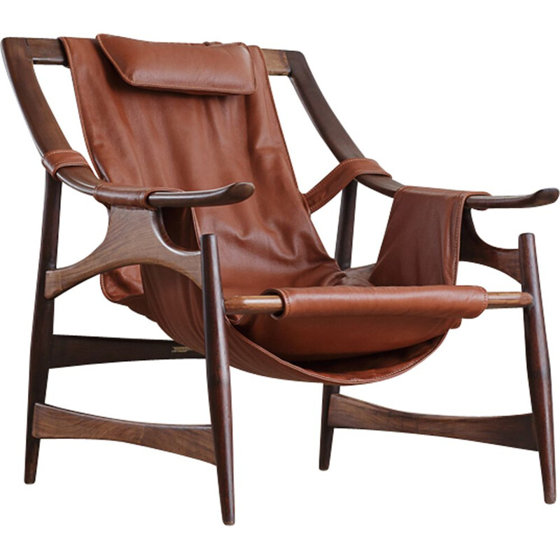 Vintage Rosewood armchair, by Liceu de Artes and Officios,  1960s