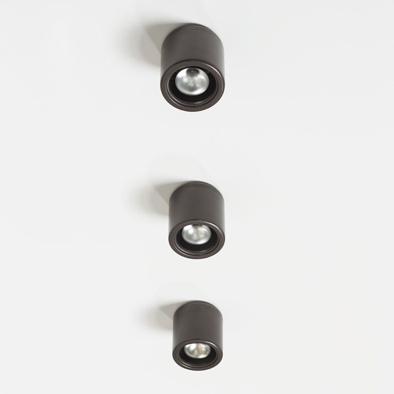 Conjunto de 3 luzes de tecto vintage de Gino Sarfatti para Arteluce, 1960