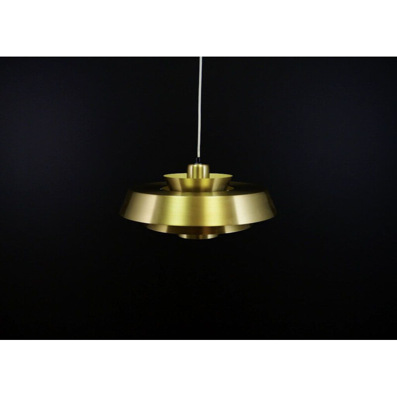 Vintage danish pendant light by Jo Hammerborg for Fog & Mørup from the 70s  