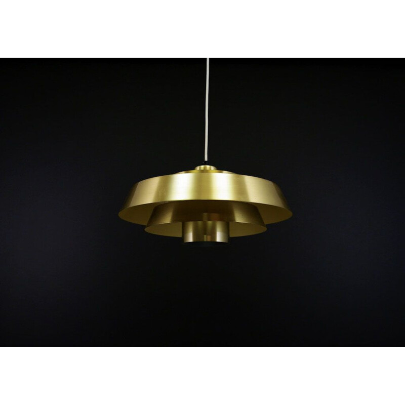 Vintage danish pendant light by Jo Hammerborg for Fog & Mørup from the 70s  