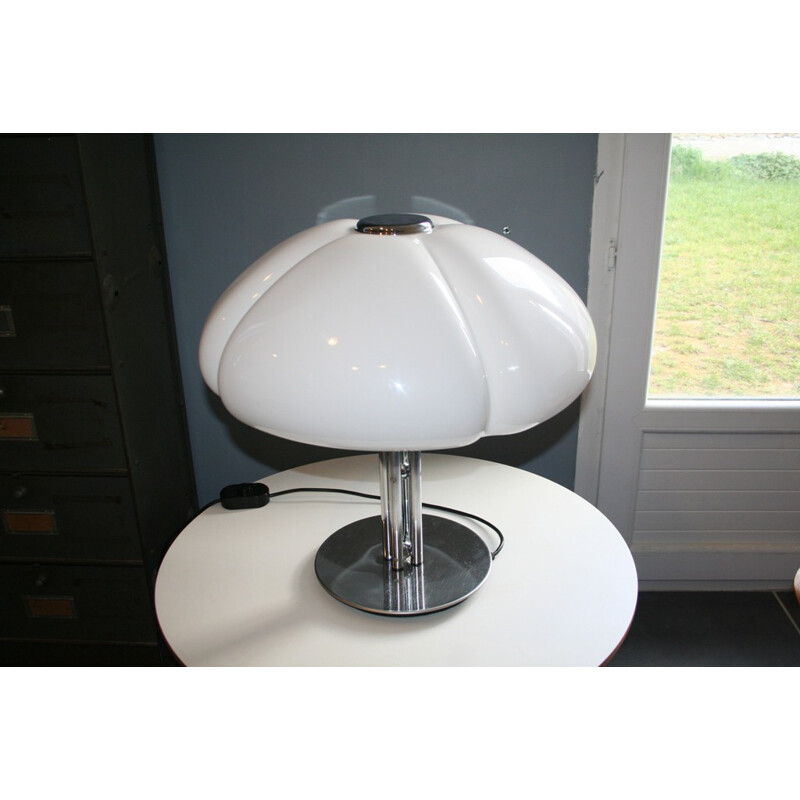 Guzzini table lamp in chrome steel, Gae AULENTI - 1970s