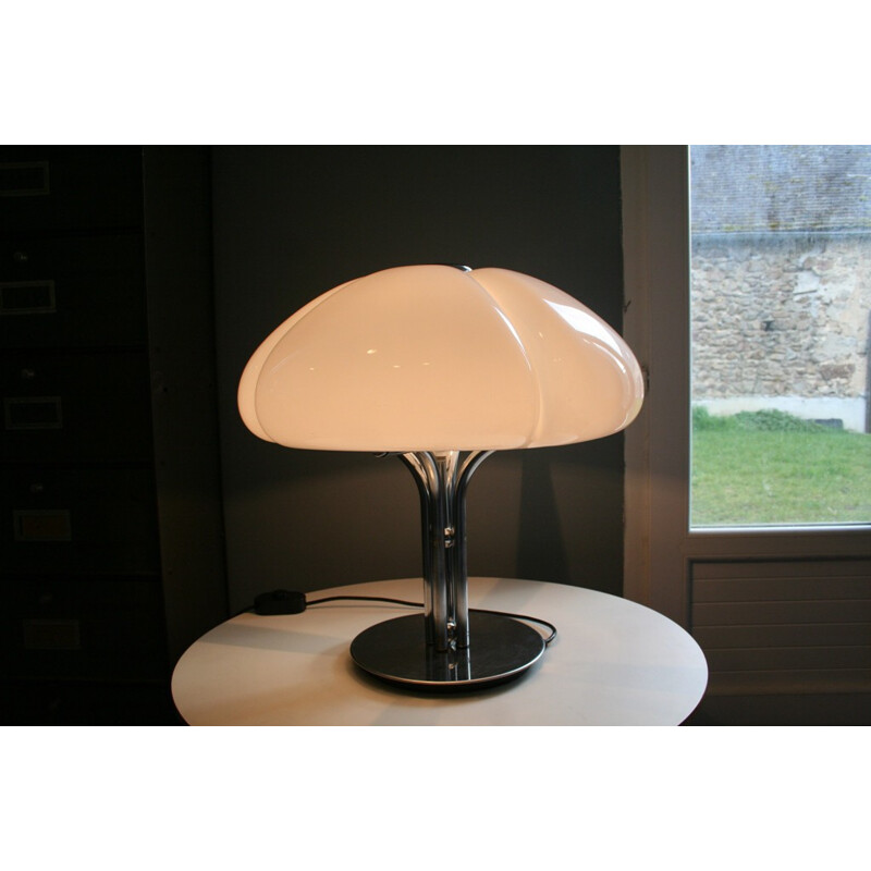 Guzzini table lamp in chrome steel, Gae AULENTI - 1970s