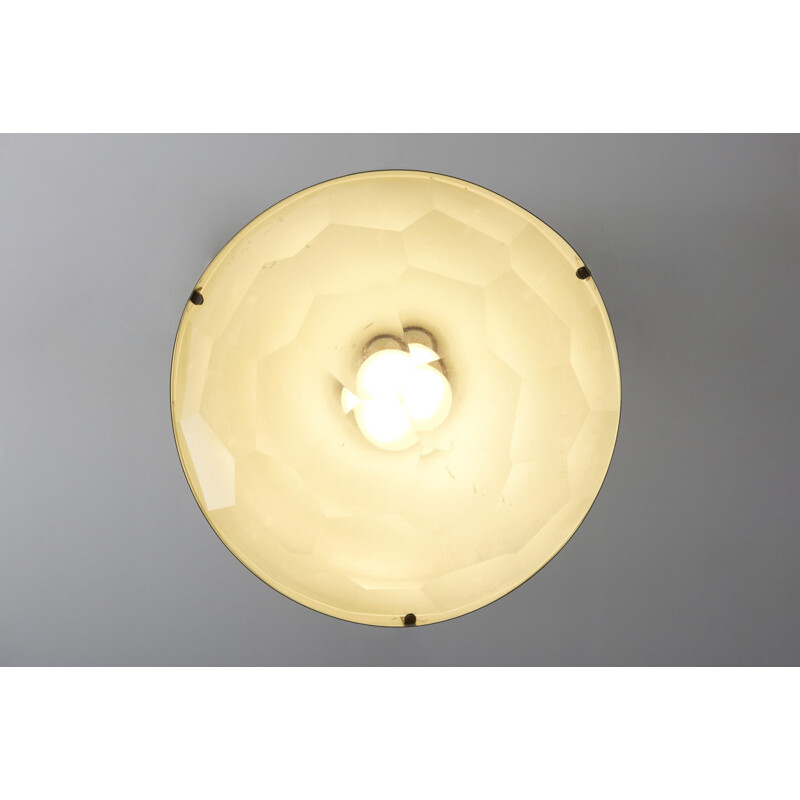 Vintage pendant lamp A 2220 by Max Ingrand for Fontana Arte Italy