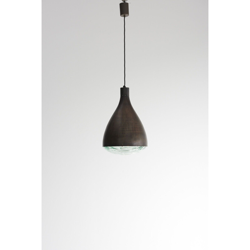 Lámpara de suspensión vintage A 2220 de Max Ingrand para Fontana Arte Italia