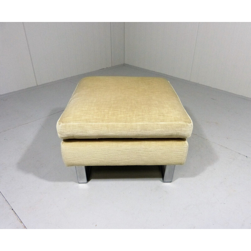 Vintage armchair and footstool by Friedrich Wilhelm Moller, 60s