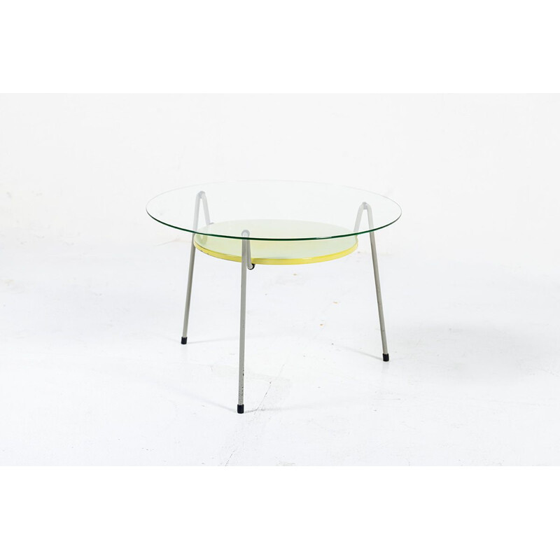 Vintage Dutch Mosquito Coffee Table by Wim Rietveld for Gispen, 1950s 