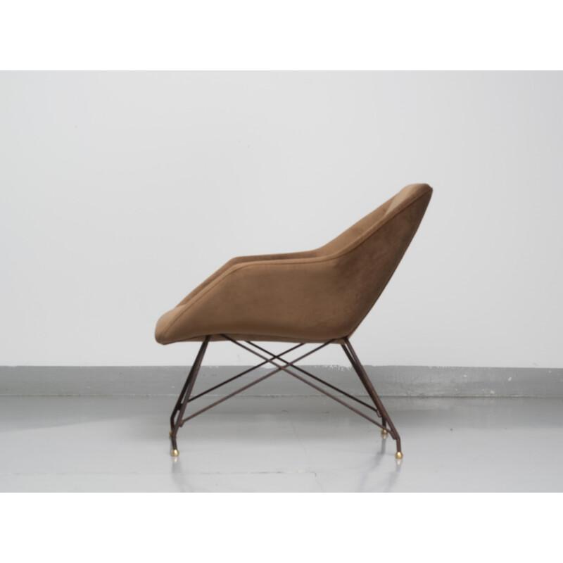 Vintage Armchair Concha by Martin Eisler and Carlo Hauner 1950s