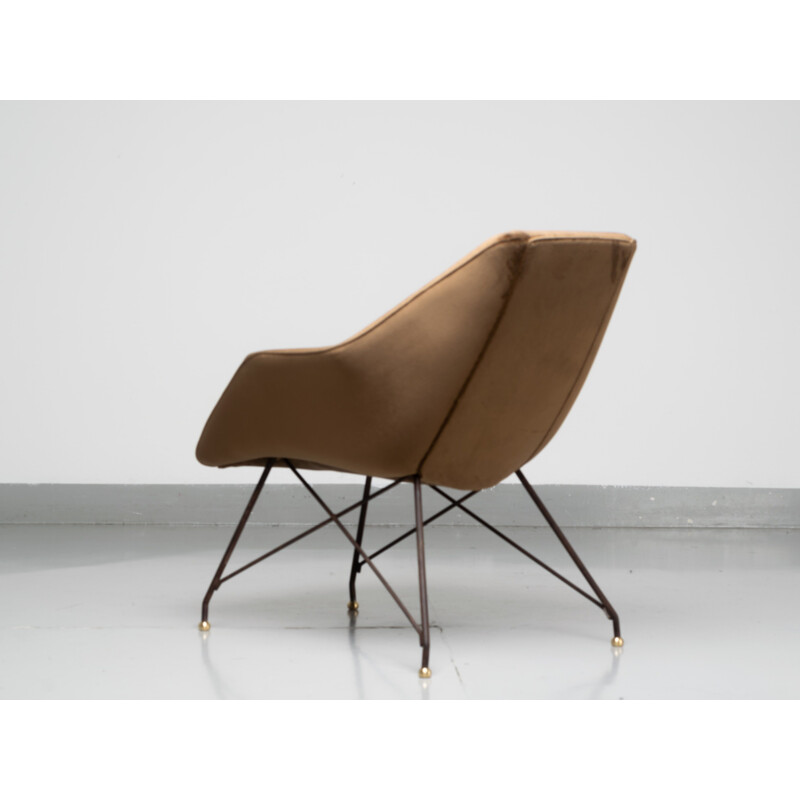 Vintage Armchair Concha by Martin Eisler and Carlo Hauner 1950s