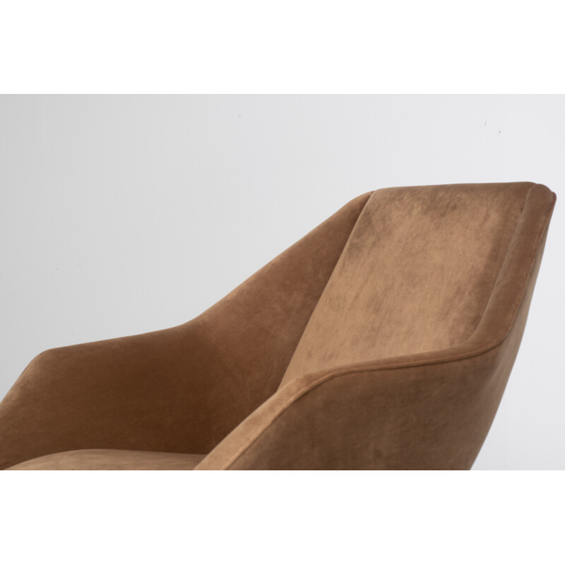 Vintage Armchair Concha by Martin Eisler and Carlo Hauner 1950s