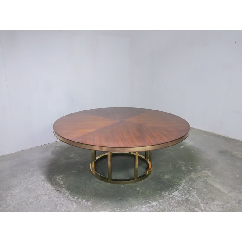 Vintage Italian Round Dining Table, 1970s