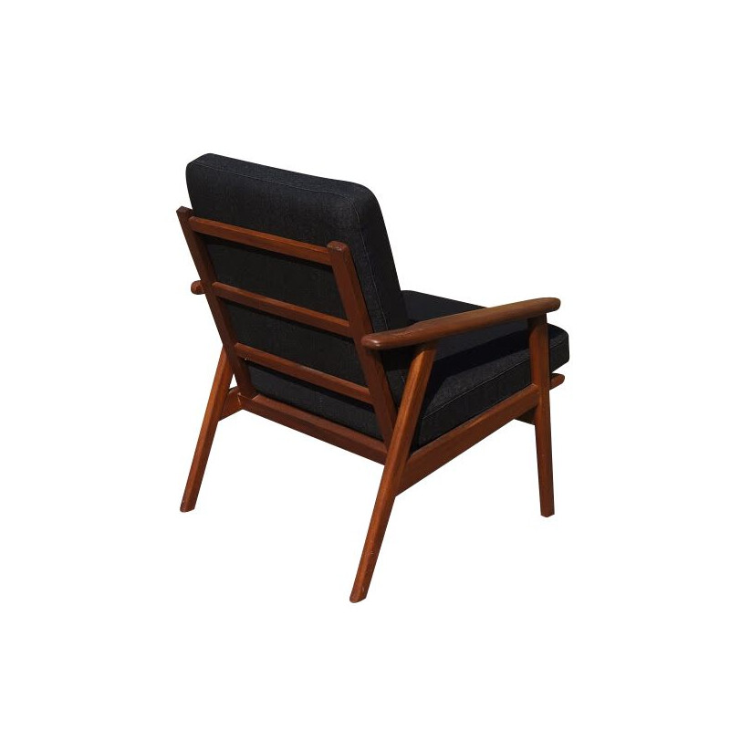 Vintage armchair in teak Scandinavian, 1960s