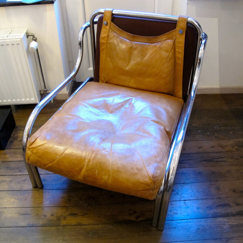 Pair of Stringa armchairs, Gae AULENTI - 1970s