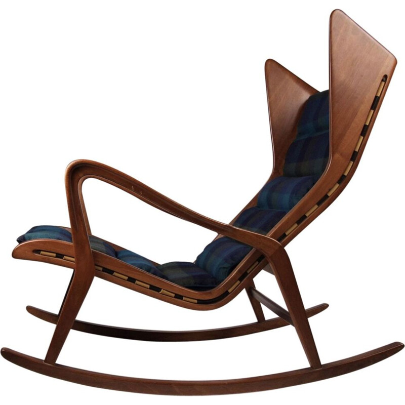 Rocking Chair vintage Cassina modèle 572
