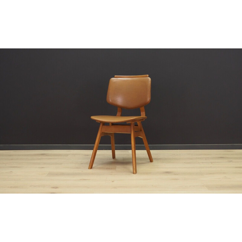 Vintage Chair in beech Scandinavian 60-70s