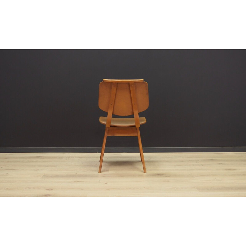 Vintage Chair in beech Scandinavian 60-70s