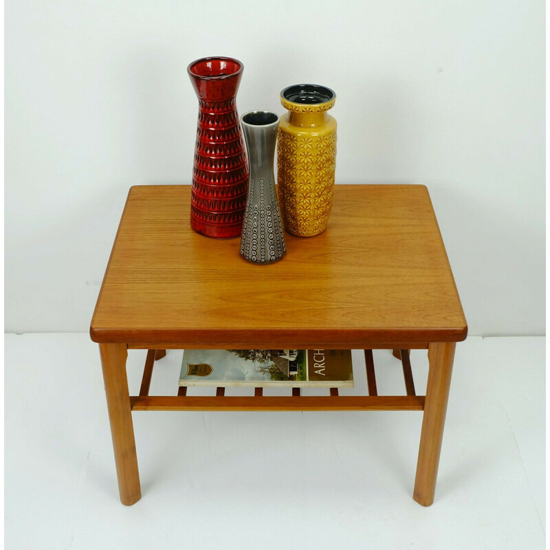 Vintage Coffee Table Teak by Möbelfabrikken Toften Denmark