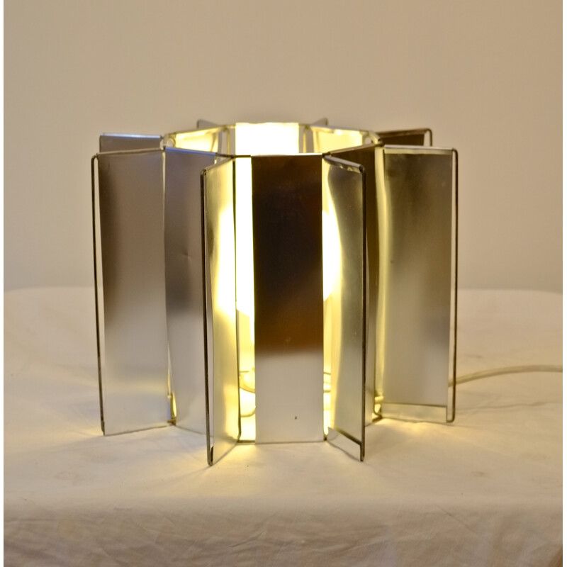  Desk lamp in aluminum and steel, Max SAUZE - 1970s