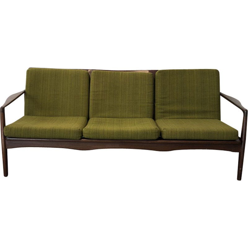 Vintage 3-seater sofa Scandinavian in teak