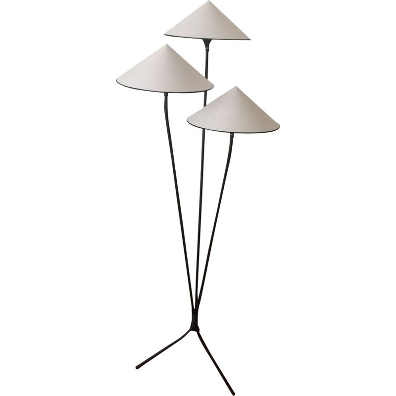 Lampadaire vintage tripode années 60