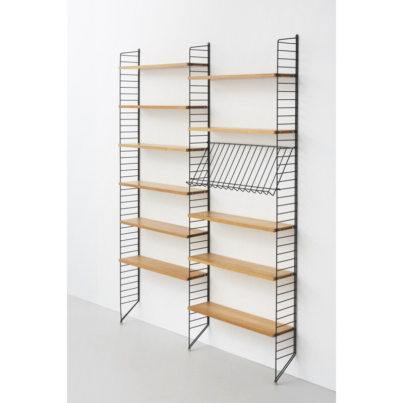 Vintage Double Bookshelf by Nisse Strinning for String