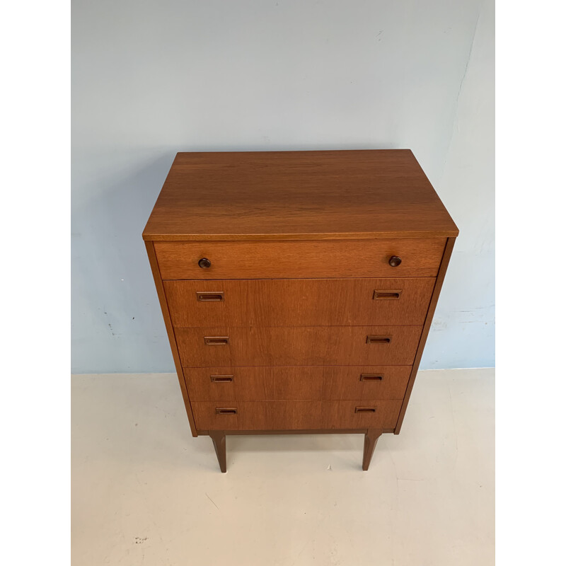 Vintage chest of drawers in teak by Nathan,England,1960 