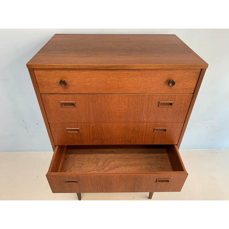 Vintage chest of drawers in teak by Nathan,England,1960 