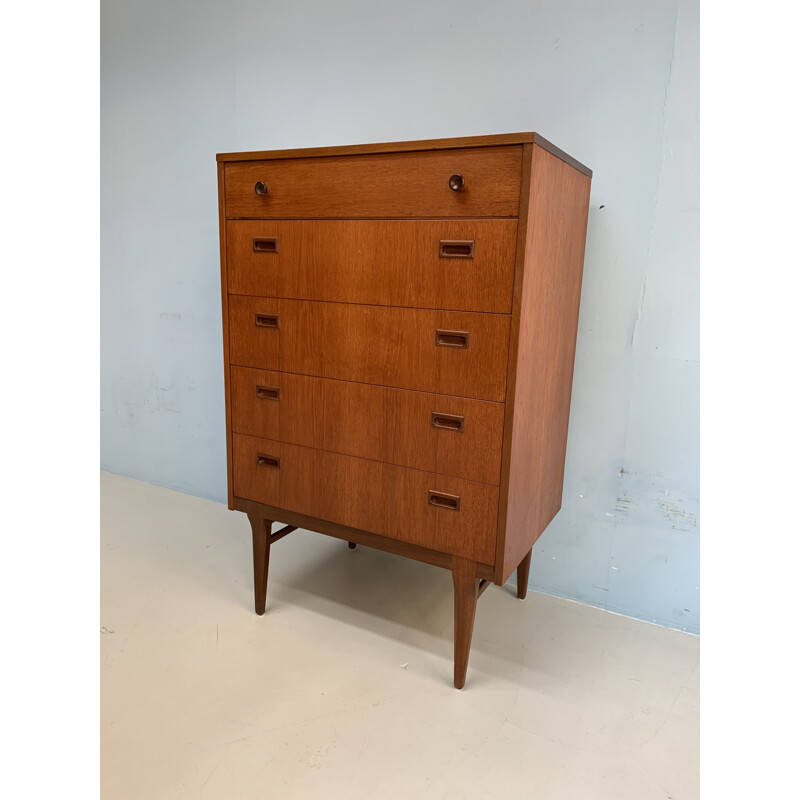 Vintage chest of drawers in teak by Nathan,England,1960 