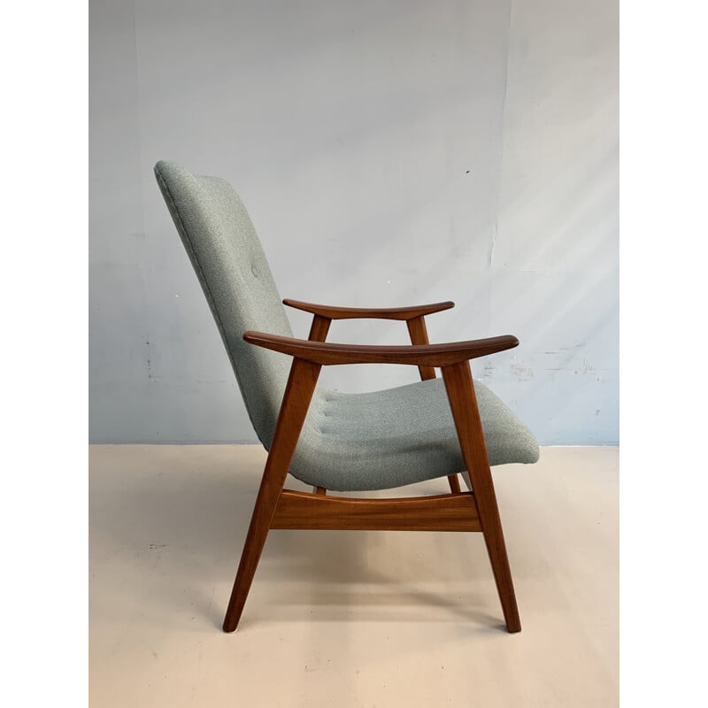 Vintage armchair in teak by L.van Teeffelen for Webe armchair,1960