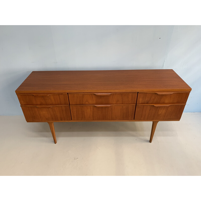 Vintage sideboard in teak by Frank Guille for Austinsuite London,1960