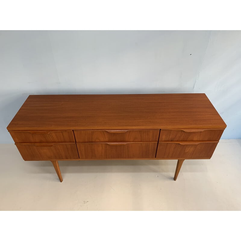 Vintage sideboard in teak by Frank Guille for Austinsuite London,1960