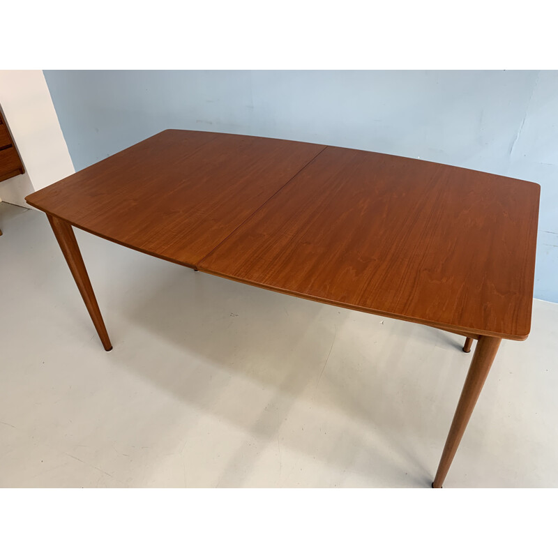 Vintage dining table in teak by McIntosh,1960