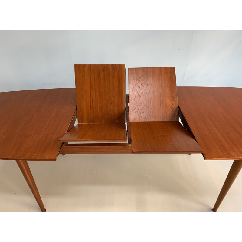 Vintage dining table in teak by McIntosh,1960