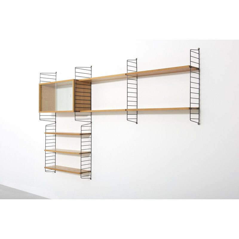 Vintage shelves in ash by Nisse & Kajsa Strinning 1950