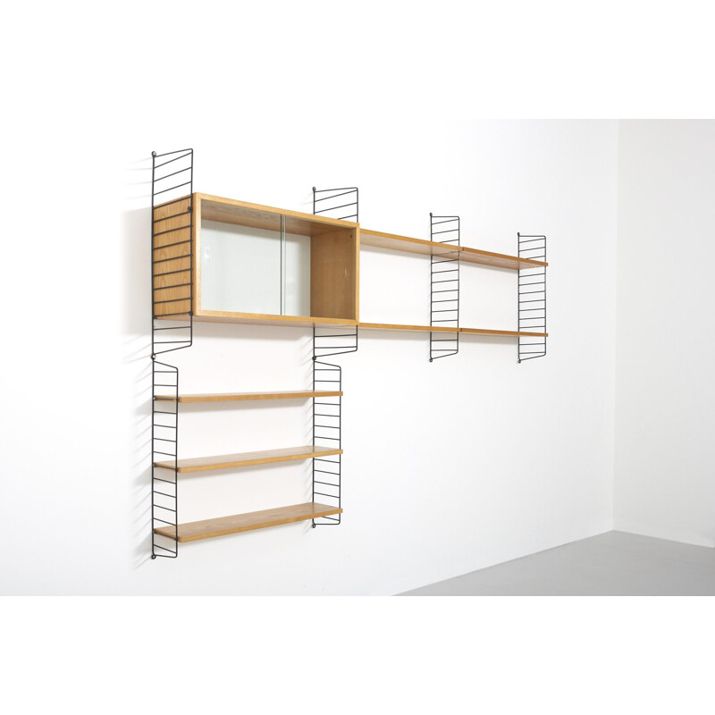 Vintage shelves in ash by Nisse & Kajsa Strinning 1950