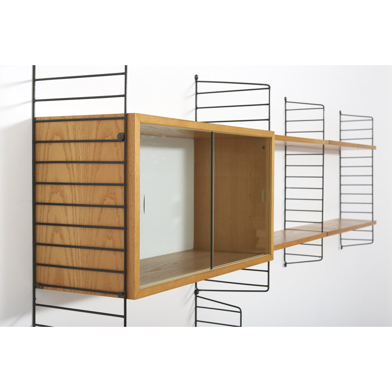 Vintage shelves in ash by Nisse & Kajsa Strinning 1950