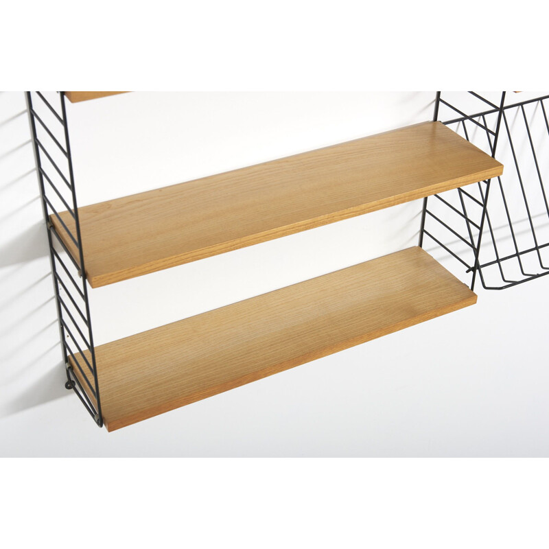 Vintage shelves in ash by Nisse & Kajsa Strinning 1950