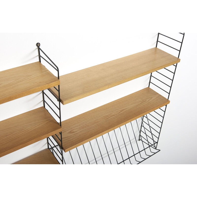 Vintage shelves in ash by Nisse & Kajsa Strinning 1950