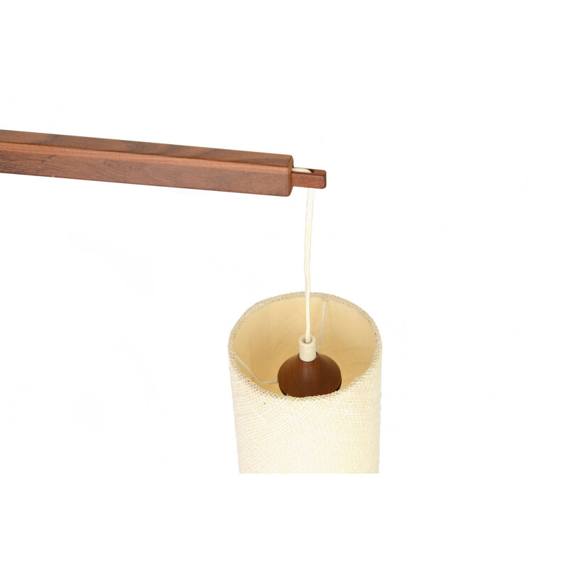 Vintage Telescopic wall lamp in solid teak 1960s