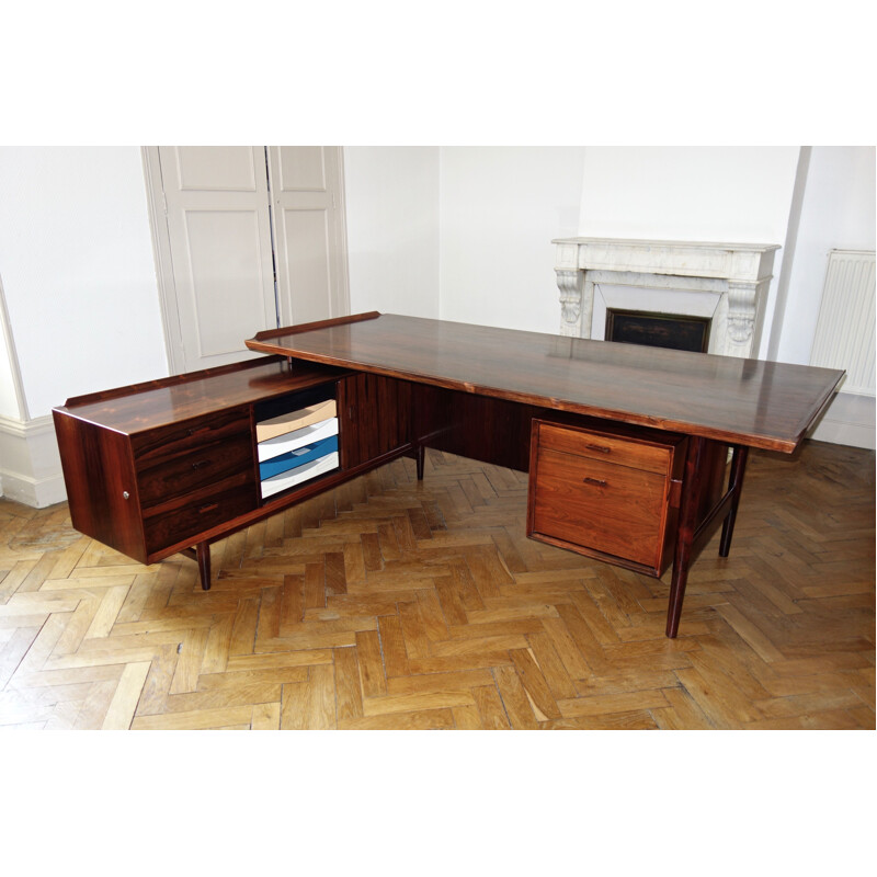 Vintage desk in rosewood by Arne Vodder for Sibast 1965