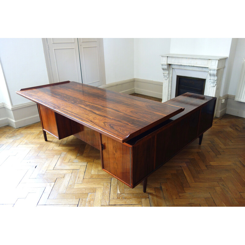 Vintage desk in rosewood by Arne Vodder for Sibast 1965