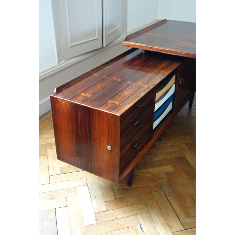 Vintage desk in rosewood by Arne Vodder for Sibast 1965