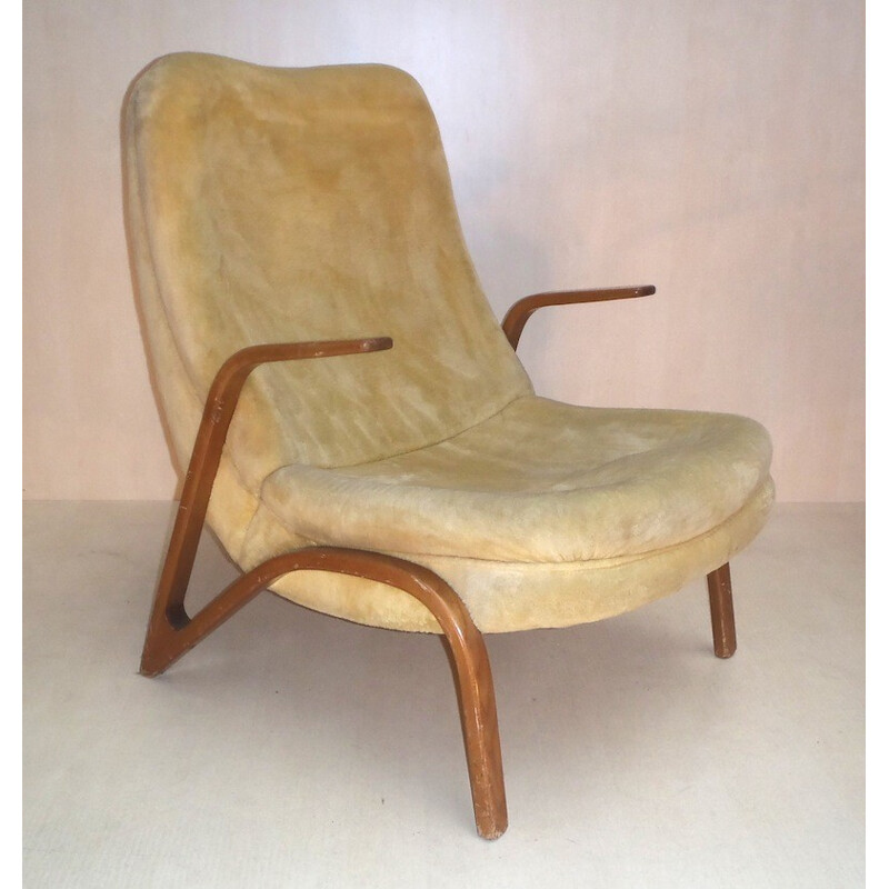 Paire de fauteuils de salon , Paul BODE - années 60